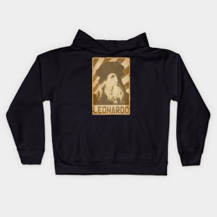 Leonardo Da Vinci Retro Propganda Kids Hoodie